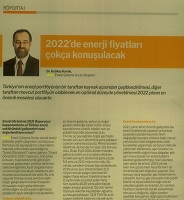 2022’de Enerji Fiyatları Çokça Konuşulacak