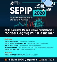 SEPIP 2020 Konferansı – Kümelenme Oturumu