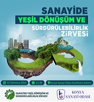 Sanayide Yeşil Dönüşüm ve Sürdürülebilirlik Zirvesi