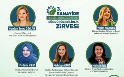 Direktör Melis Bitlis, 3. Sanayide Yeşil Dönüşüm ve Sürdürülebilirlik Zirvesi’nde Konuşmacı Oldu